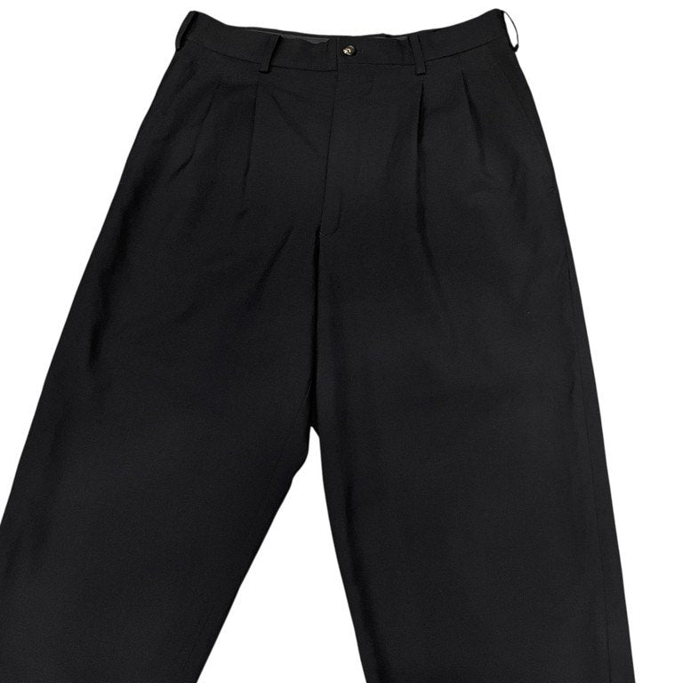 Yohji Yamamoto Pour Homme 94AW ウールギャバジン2タックワイドテーパードパンツ スラックス トラウザーズ ボトムス Archive マリオネット期 ヨウジヤマモトプールオム メンズ