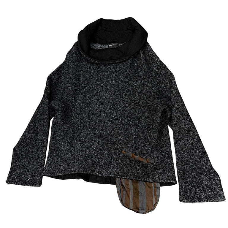 SOSNOVSKA 20AW CRAWLED OUT POCKET KNIT SWEATER exclusive for LOOM 別注 ウールモヘヤシルクハイネックニットセーター トップス モヘア ソスノブスカ メンズ レディース ユニセックス
