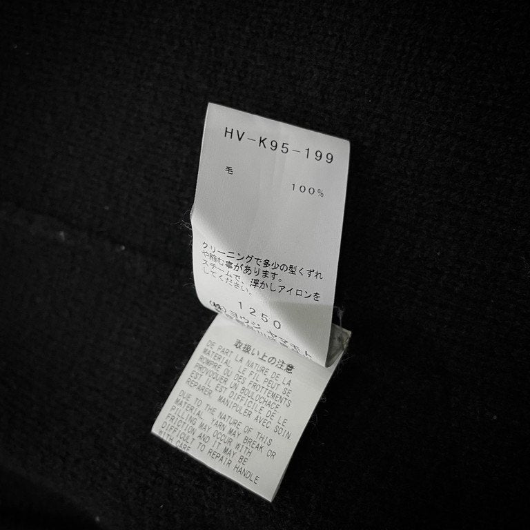 Yohji Yamamoto Pour Homme 18AW ホワイトステッチボタンホール3Bニットテーラードジャケット カーディガン トップス アウター HV-K95-199 ヨウジヤマモトプールオム メンズ