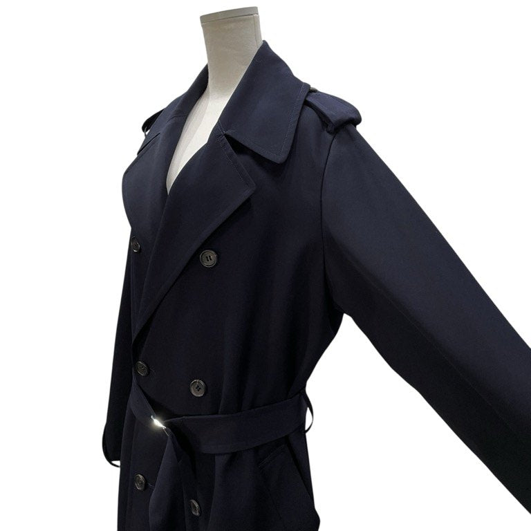 Y's ウールギャバジンベルテッドロングコート Archive 90s ジャケット ブルゾン アウター Yohji Yamamoto Femme ヨウジヤマモトファム ワイズ レディース