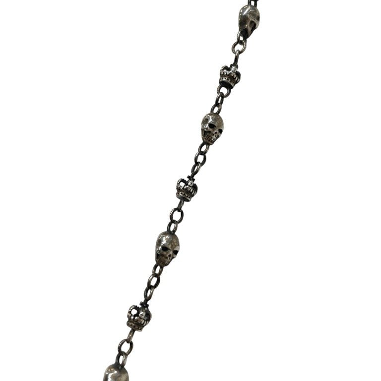 JUSTIN DAVIS SKULL DIVINE BRACELET SBJ126 クラウンスカルモチーフブレスレット バングル アクセサリー SILVER 925 シルバー 定価37,400円 ジャスティンデイビス メンズ レディース ユニセックス