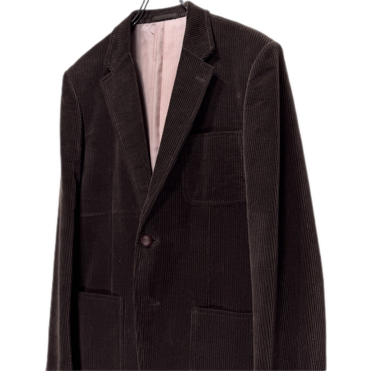 COMME des GARCONS HOMME 06AW 太畝コットンコーデュロイくるみボタンテーラードジャケット ブレザー ブルゾン コート アウター Archive コムデギャルソンオム メンズ