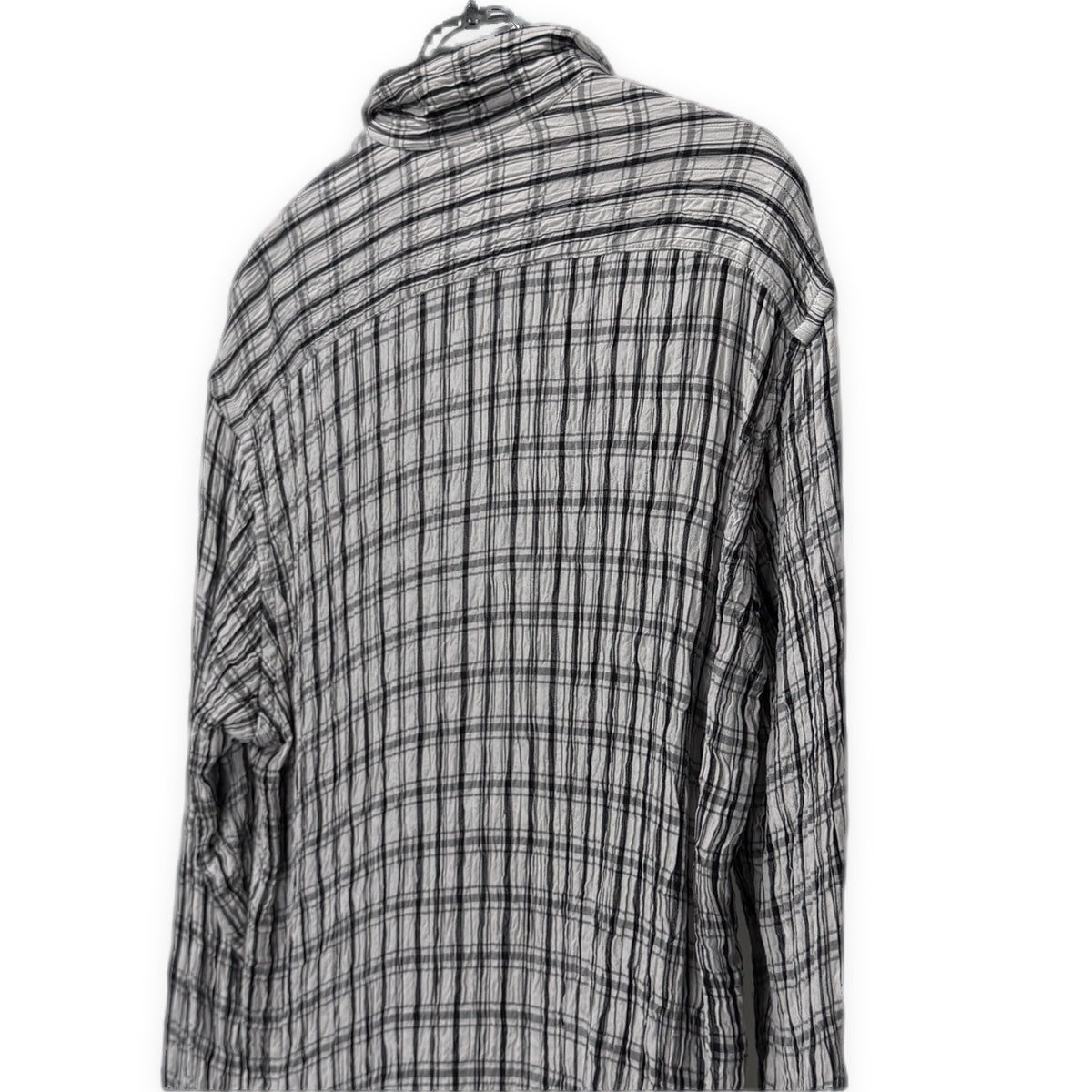 Y's for men レーヨンプリーツダブルポケットチェックシャツ ブラウス トップス Archive 90s Yohji Yamamoto Pour Homme ワイズフォーメン ヨウジヤマモトプールオム メンズ