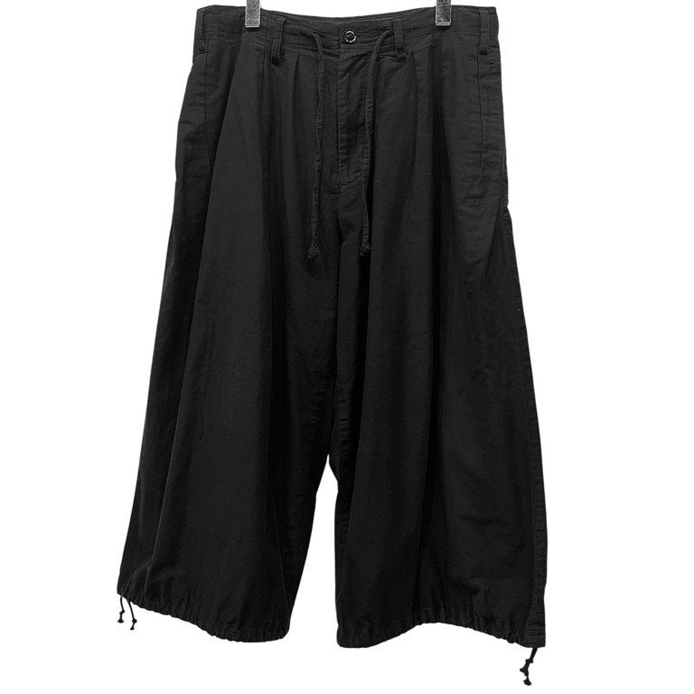 Yohji Yamamoto Pour Homme 18SS コットンギャバジンドローストリングバルーンパンツ 16タック ボトムス 定番 ヨウジヤマモトプールオム メンズ