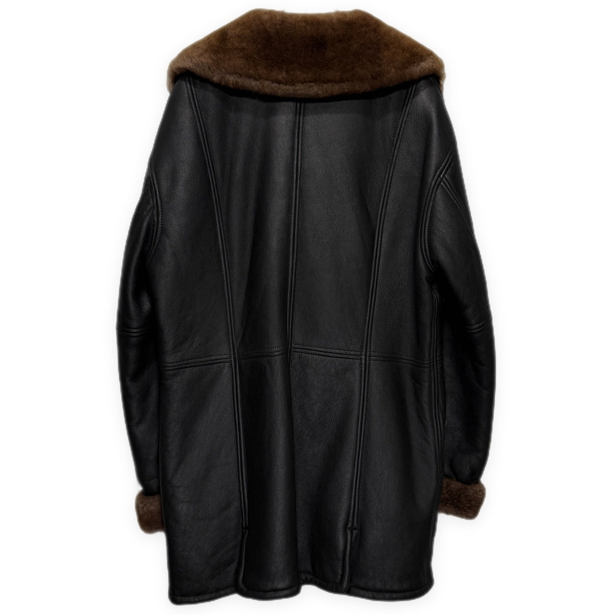 LQ Y's for men ラムレザームートンダブルブレストコート ブルゾン ジャケット アウター Archive 80s 90s Yohji Yamamoto Pour Homme ヨウジヤマモトプールオム ワイズフォーメン メンズ