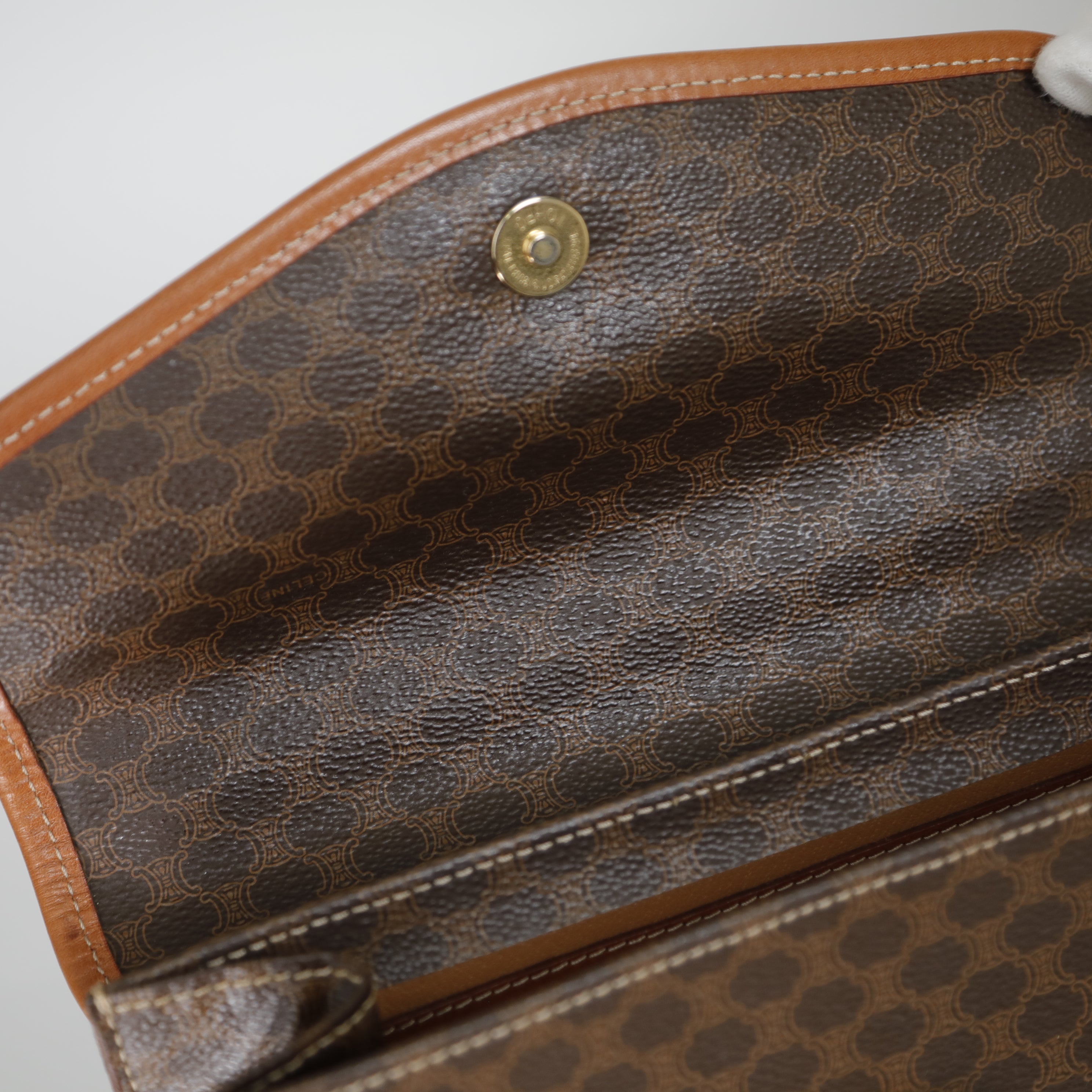 CELINE マカダム ハンドバッグ