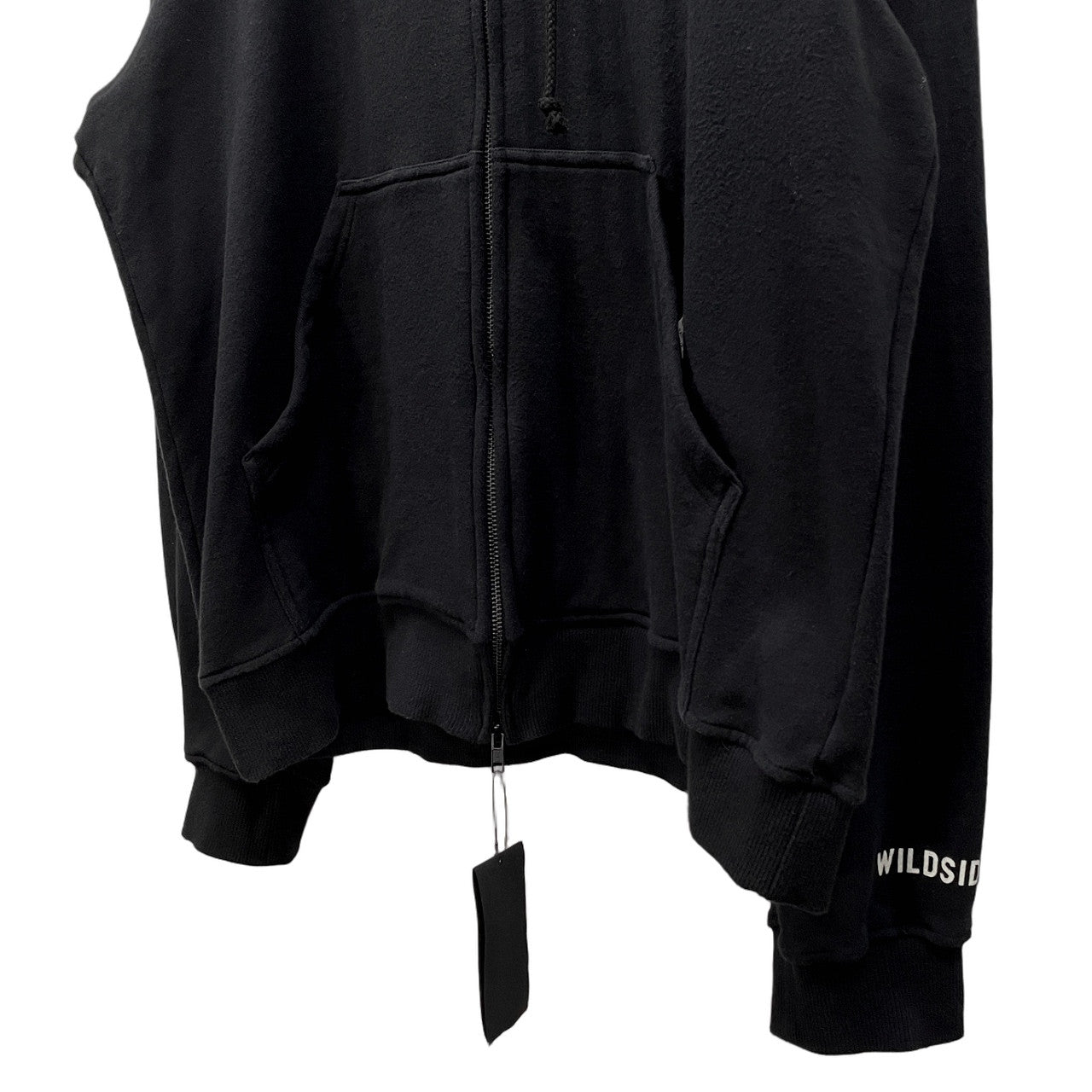 WILDSIDE Yohji Yamamoto 24AW Embroidery Zip Hoodie(Peony) 牡丹刺繍スウェットダブルジップハイネックパーカー 花 フーディ トップス アウター ワイルドサイド ヨウジヤマモト メンズ レディース ユニセックス