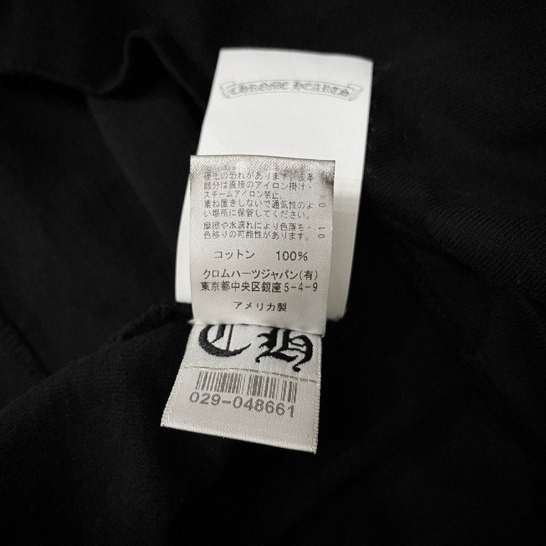 CHROME HEARTS 22SS GRP Y NOT LIGHT WORK TEE クロスロゴ刺繍クルーネックポケットTシャツ カットソー 半袖 Tee T-shirt トップス クロムハーツ メンズ