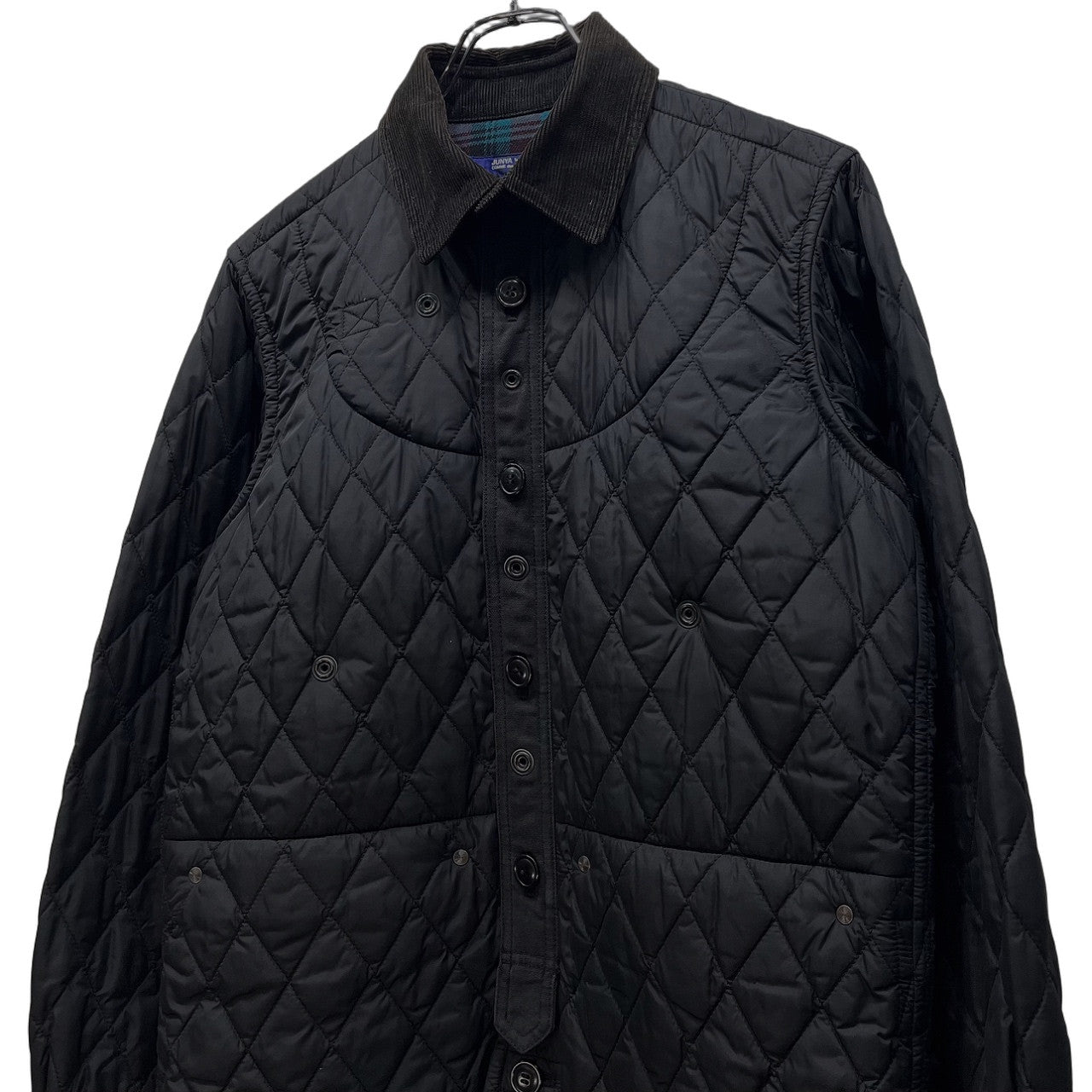 JUNYA WATANABE COMME des GARCONS MAN 14AW ナイロンコットンキルティング中綿リバーシブルハンティングジャケット ブルゾン コート アウター Archive ジュンヤワタナベ コムデギャルソン マン メンズ