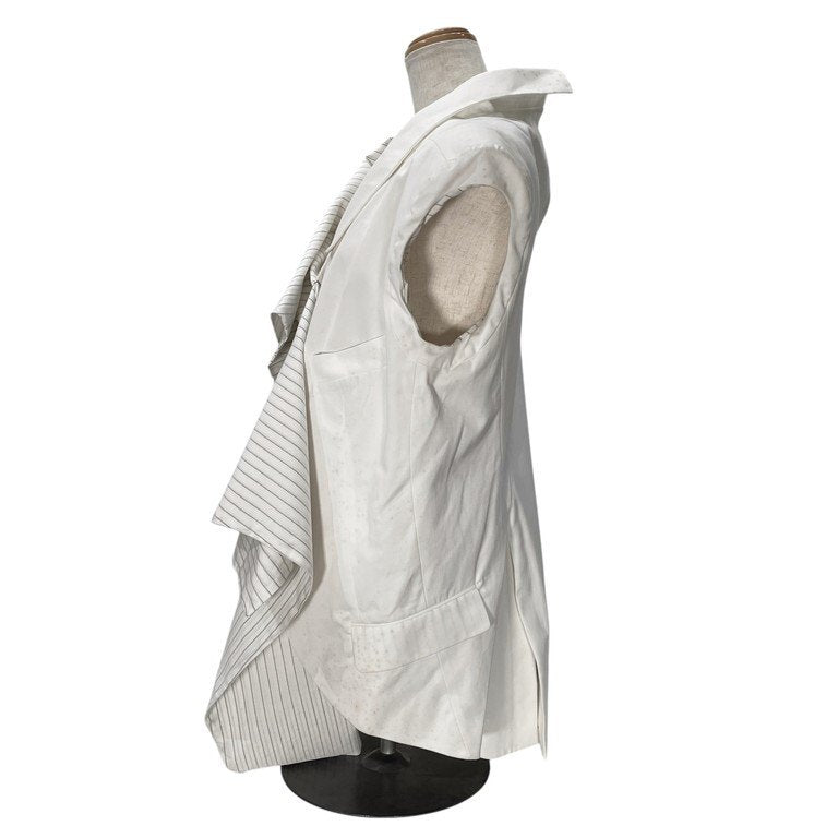 ANNE-VALERIE HASH Couture Dahlia Jacket 再構築ドッキングカットオフノースリーブクチュールダリアジャケット Archive 00s 未使用タグ付き VIA BUS STOP ブルゾン コート アウター アンヴァレリーアッシュ
