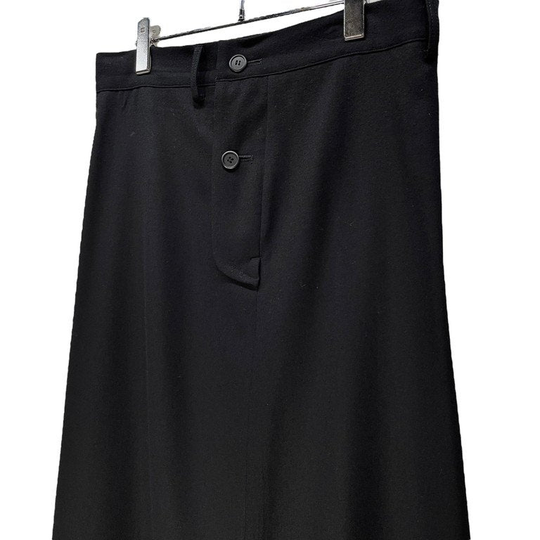 Y's ウールフラノワイドロングスカート ボトムス フランネル パンツ Yohji Yamamoto Femme ワイズ ヨウジヤマモトファム レディース
