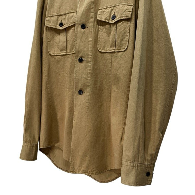 DRIES VAN NOTEN コットンギャバジンダブルポケットシャツ トップス ブラウス Archive 90 00s ライカ ドリスヴァンノッテン メンズ