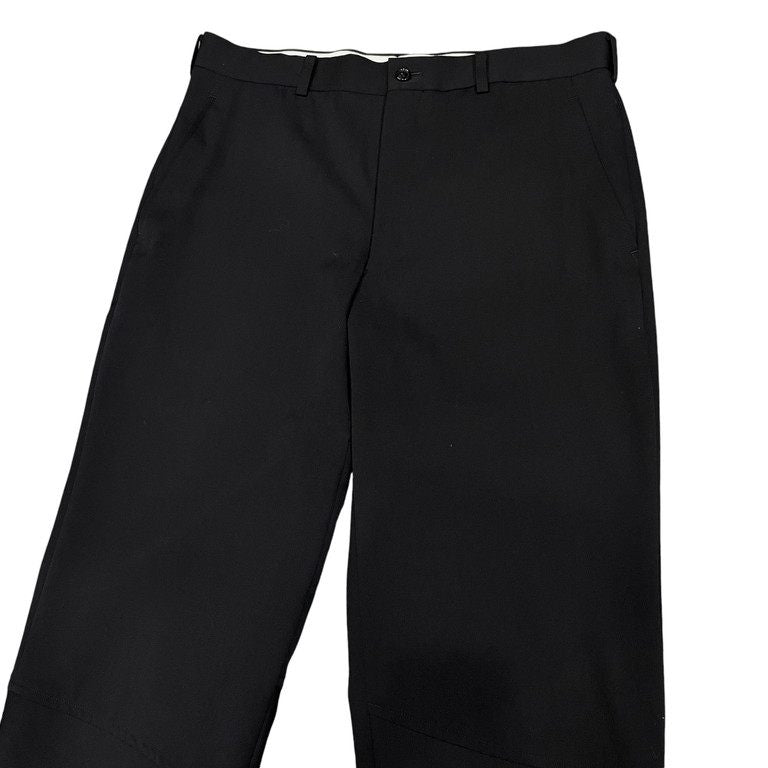 COMME des GARCONS HOMME PLUS 19SS ウールギャバジンツイストスラックス パンツ 捻れ ねじれ トラウザーズ Suit Comeback スーツカムバック Crazy Suits コムデギャルソンオムプリュス メンズ