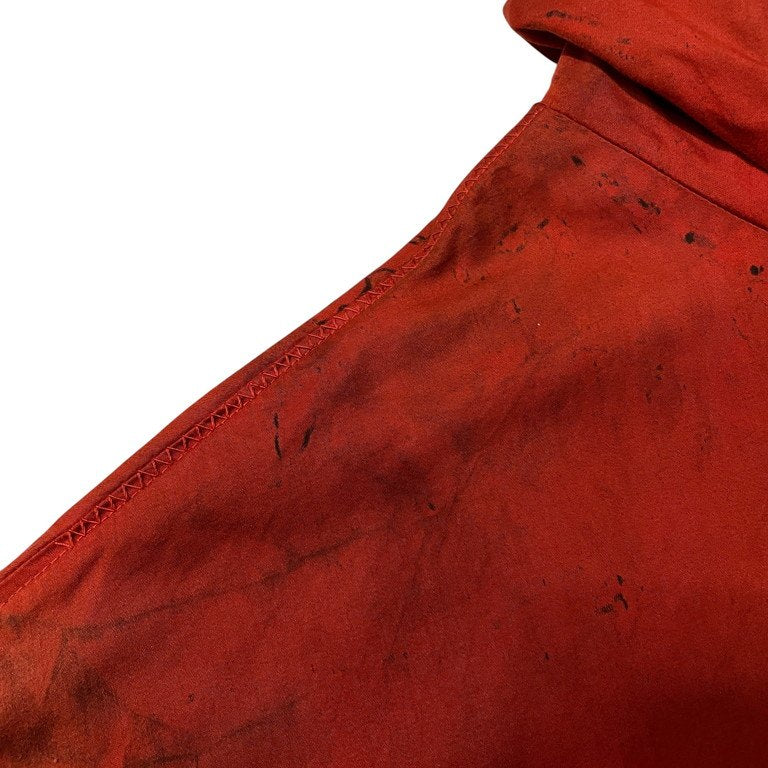 STONE ISLAND 88SS RASO GOMMATO コーティングコットンハイネックフーデッドジャケット Archive 80s 90s 本人期 初期 希少 Green Edge グリーンエッジ ブルゾン コート パーカー アウター Massimo Osti マッシモオスティ ストーンアイランド