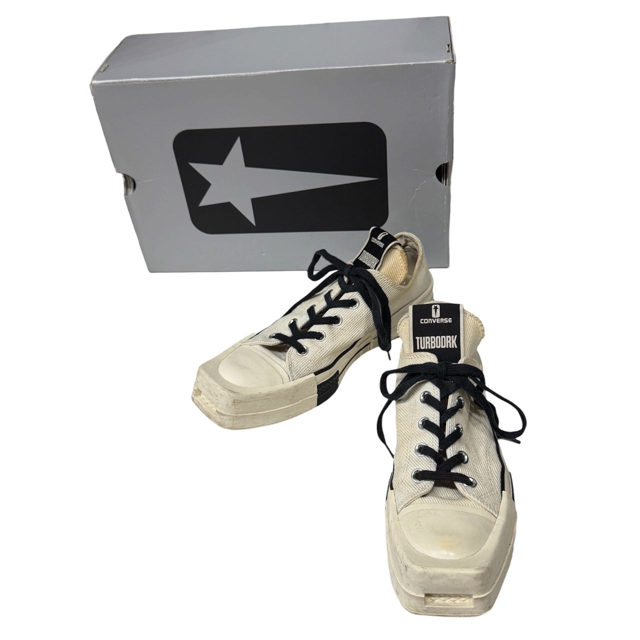 Rick Owens DRKSHDW × CONVERSE TURBODRK OX CHUCK 70 ターボダーク チャックテイラー スクエアトゥローカットスニーカー シューズ 靴 クツ DC02AX766 CTDR1 リックオウエンス ダークシャドウ コンバース メンズ レディース