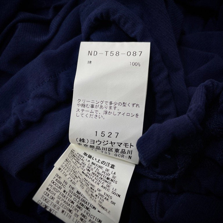 B Yohji Yamamoto 21SS 天竺ドルマンスリーブドローストリングカットソー Tシャツ トップス ビー ヨウジヤマモト レディース