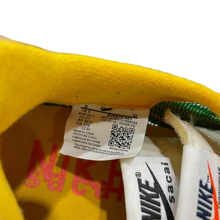 NIKE × sacai LD WAFFLE PINE GREEN / CLAY ORENGE-DEL SOL BV0073-301 ドッキングメッシュローカットスニーカー シューズ 靴 クツ 27cm ナイキ サカイ メンズ