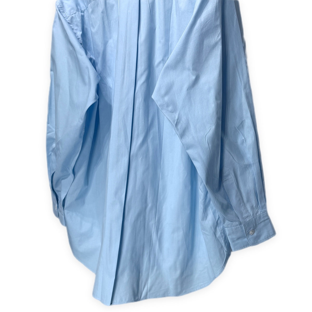 COMME des GARCONS HOMME PLUS 89AW ブロードパールボタンデタッチャブルカラーシャツ ブラウス トップス バンドカラー Archive 80s コムデギャルソンオムプリュス メンズ