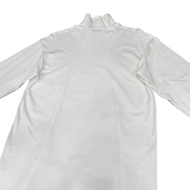 COMME des GARCONS HOMME PLUS 88AW コットン天竺ホワイトハイネック袖リブカットソー Tシャツ Tee T-shirt トップス Archive 80s コムデギャルソンオムプリュス メンズ