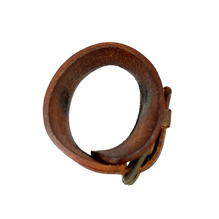 Maison Martin Margiela 10 00SS レザースタッズブレスレット バングル Archive フランス製 アーティザナル