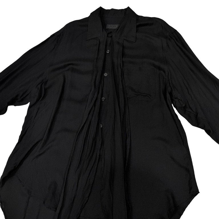 S'YTE Yohji Yamamoto LYOCELL VIERA STOLE SHIRT リヨセルビエラストールシャツ ボウカラー スカーフ ブラウス サイト ヨウジヤマモト メンズ レディース ユニセックス