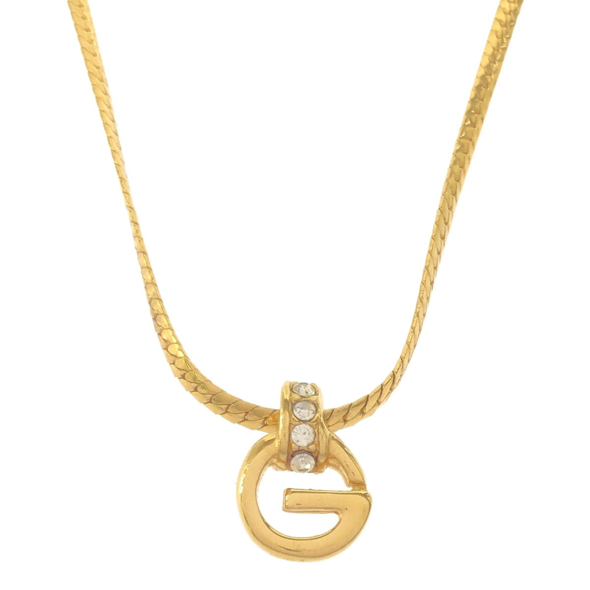 GIVENCHY GIVENCHY ネックレス Gロゴ ストーン