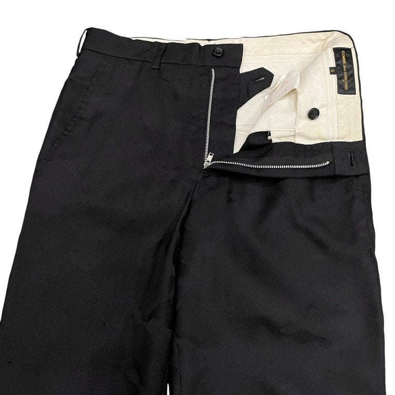 COMME des GARCONS 07AW ウールシルクシャドーカモフラージュジャカードテーパードパンツ 迷彩 ボトムス CDG コムデギャルソン レディース