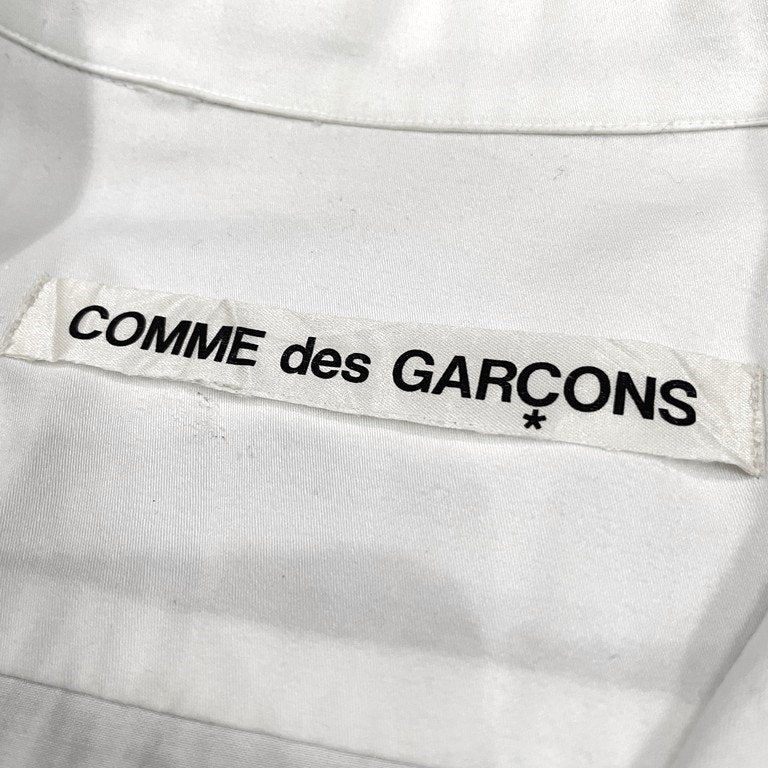 COMME des GARCONS 17SS コットン裾変形フリルシャツ ブラウス Archive invisible clothing 見えない服期