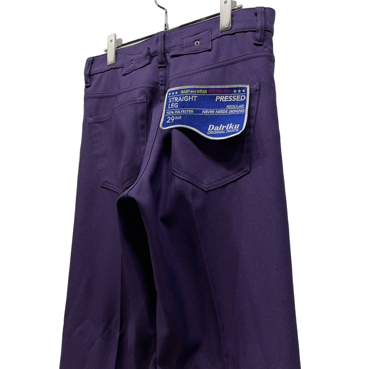 DAIRIKU 19AW Flaser Pressed Pants センタープレスストレートパンツ ボトムス センタークリース ダイリク メンズ