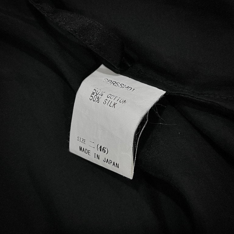 SOSHIOTSUKI KIMONO BREASTED SHIRTS コットンシルクサテンキモノブレステッドシャツ ブラウス トップス ソウシオオツキ メンズ