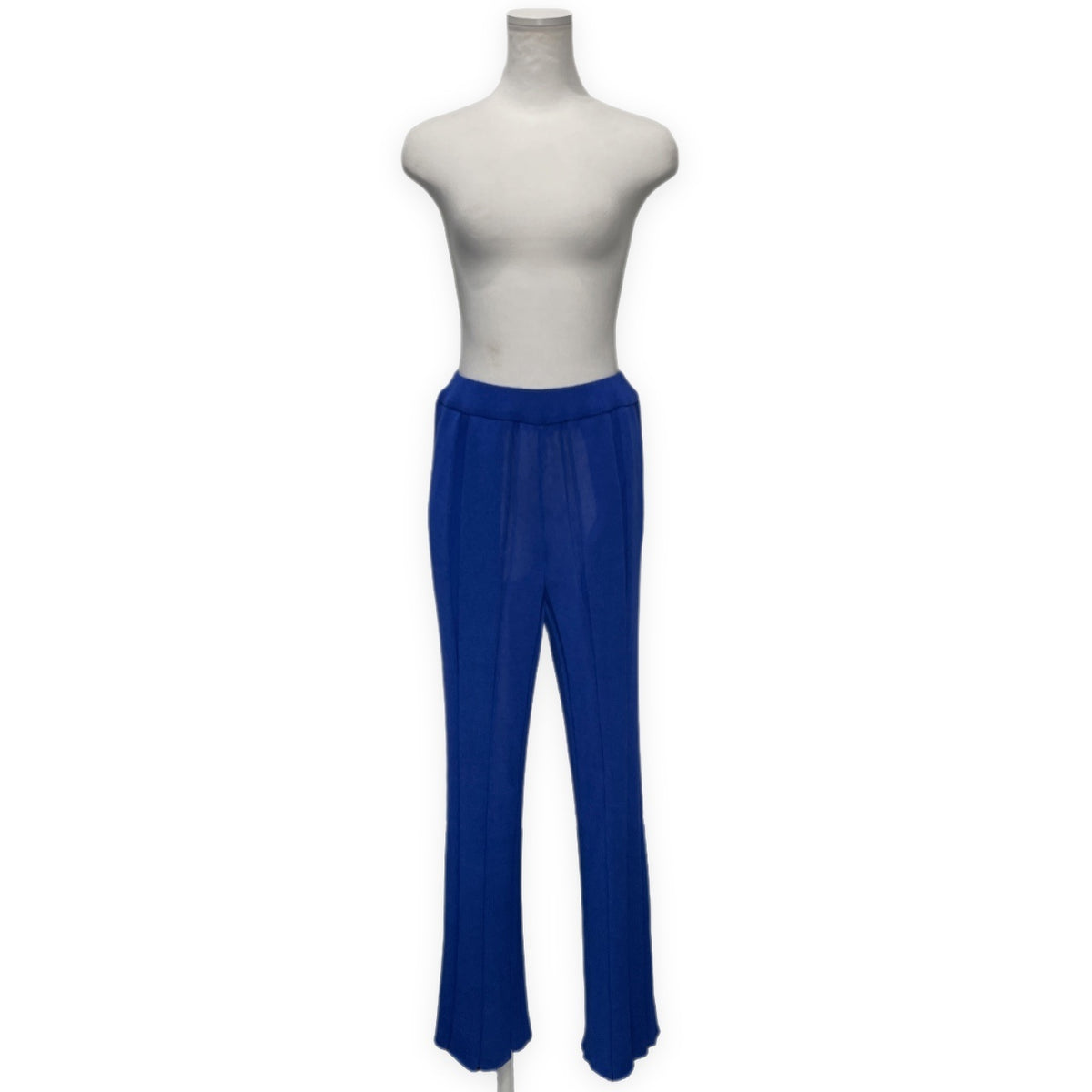 ISSEY MIYAKE 20SS リネンポリエステルサマーニットストレートパンツ ボトムス フルレングス イッセイミヤケ レディース