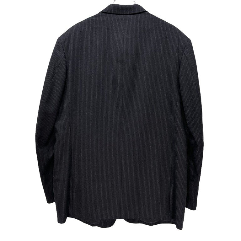 Y's for men ウールストライプセットアップスーツ Archive 3Bテーラードジャケット 2タックパンツ スラックス トラウザーズ Yohji Yamamoto Pour Homme ヨウジヤマモトプールオム ワイズフォーメン メンズ