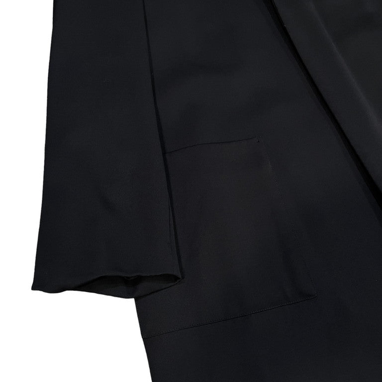 Yohji Yamamoto Pour Homme 99AW ウールギャバジンボタンレスロングテーラードジャケット LOOK4 ジプシー期 Archive 90s ヨウジヤマモトプールオム メンズ