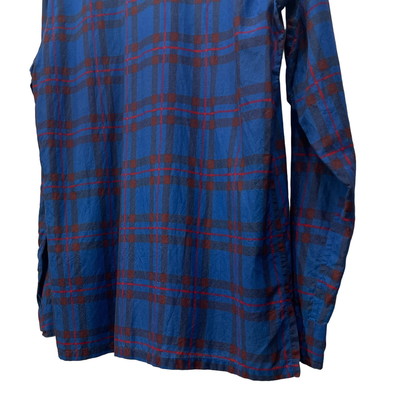 NOiSECRAFT Eliot Tartan Shirt エリオットタータンチェックオープンカラーシャツ ブラウス 開襟 トップス 定価29,160円 ノイズクラフト メンズ