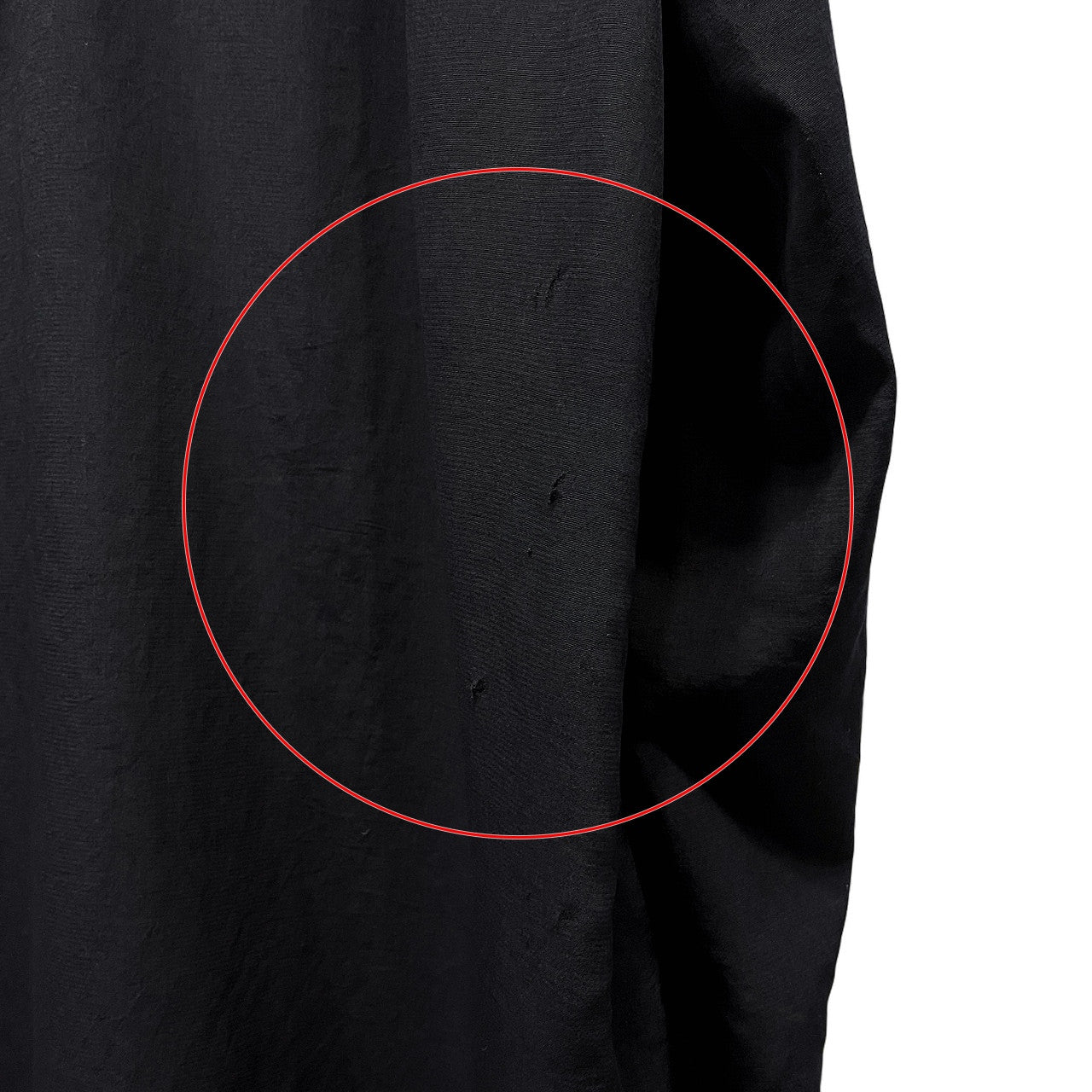 WILDSIDE Yohji Yamamoto 25AW Ta/Pe Crepe de Chine Shell Parka トリアセテートポリエステルクレープデシンハイネックダブルジップブルゾン ジャケット コート アウター 定価61,600円 ワイルドサイド ヨウジヤマモト