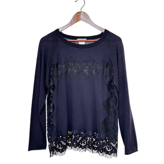 Chloe Chloe 16AW サイズS コットンシルクレースニットセーター