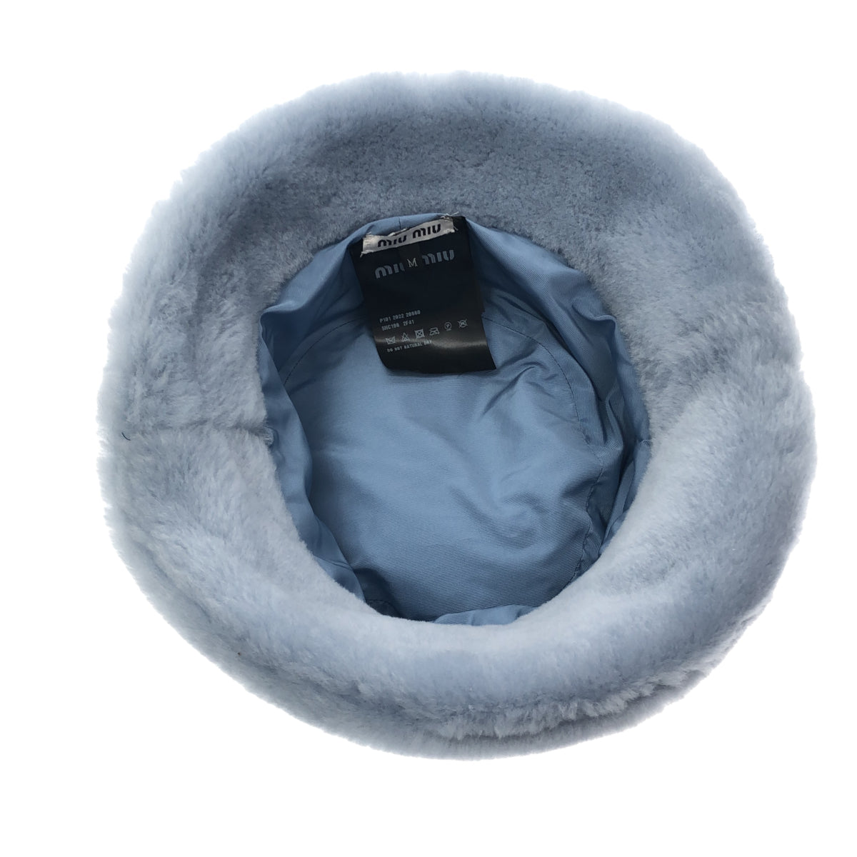 MiuMiu MiuMiu ハット ムートン 5HC196 2F41