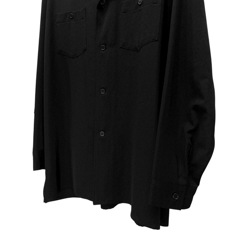 Y's for men ウールギャバジンダブルポケットラペル付きシャツ ブラウス トップス Archive 90s Yohji Yamamoto Pour Homme ワイズフォーメン ヨウジヤマモトプールオム メンズ