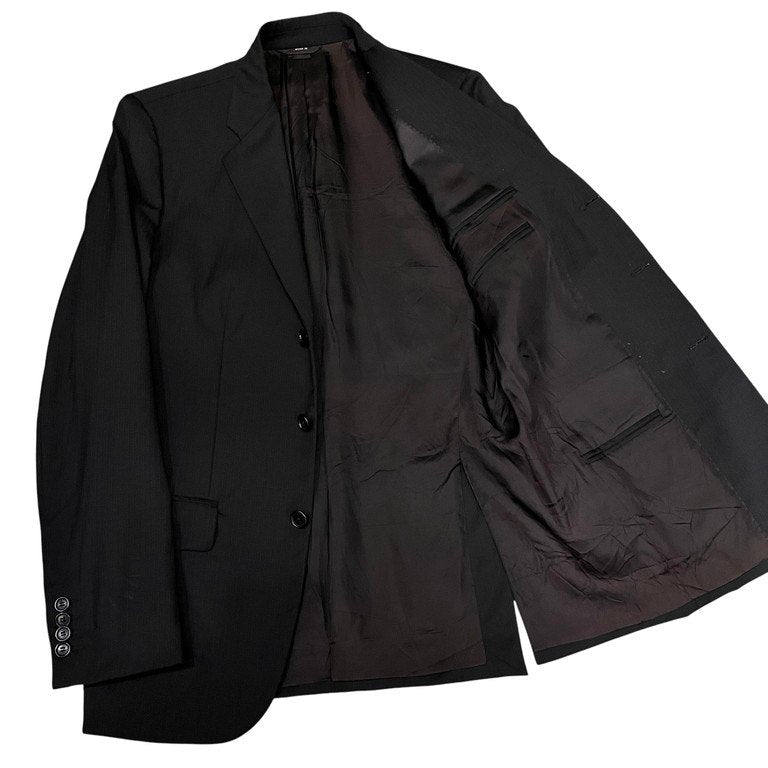 HELMUT LANG ストライプウールトロピカル3Bテーラードジャケット Archive 90s 本人期 ブレザー コート アウター ヘルムートラング メンズ