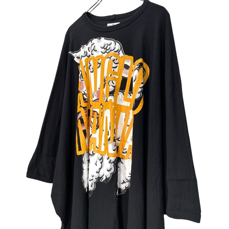 Vivienne Westwood ANGLOMANIA 20SS ヤギプリントスーパーワイドフィットオーバーサイズTシャツ カットソー Tee T-shirt 山羊 トップス ヴィヴィアンウエストウッド アングロマニア メンズ レディース ユニセックス