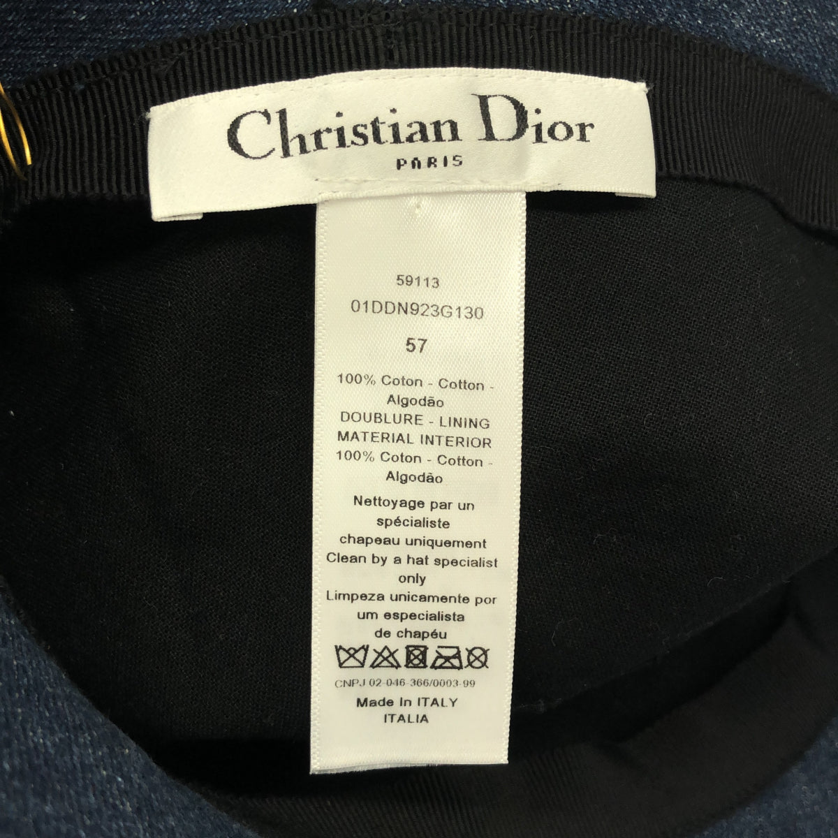 Christian Dior Christian Dior ハット デニム