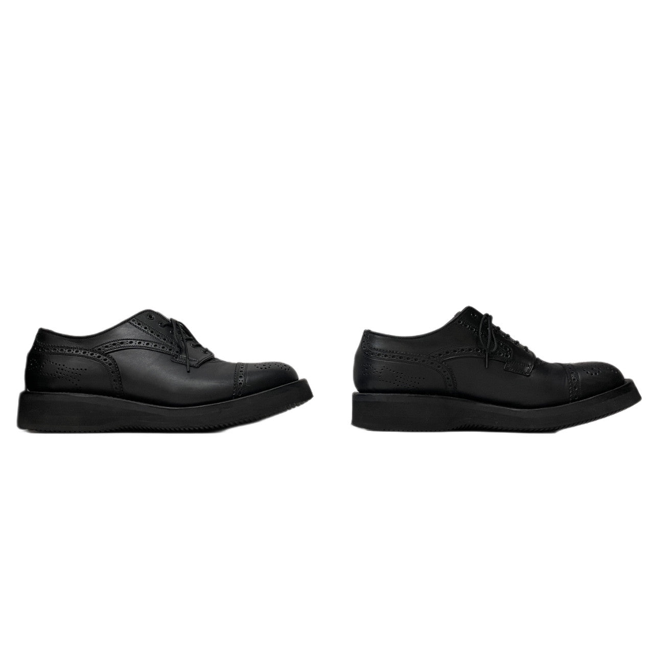 foot the coacher MENDELL VIBRAM SOLE 6ホールレースアップウイングチップシューズ 短靴 ブーツ メダリオン ブローグ 8 1/2 定価68,200円 フットザコーチャー メンズ
