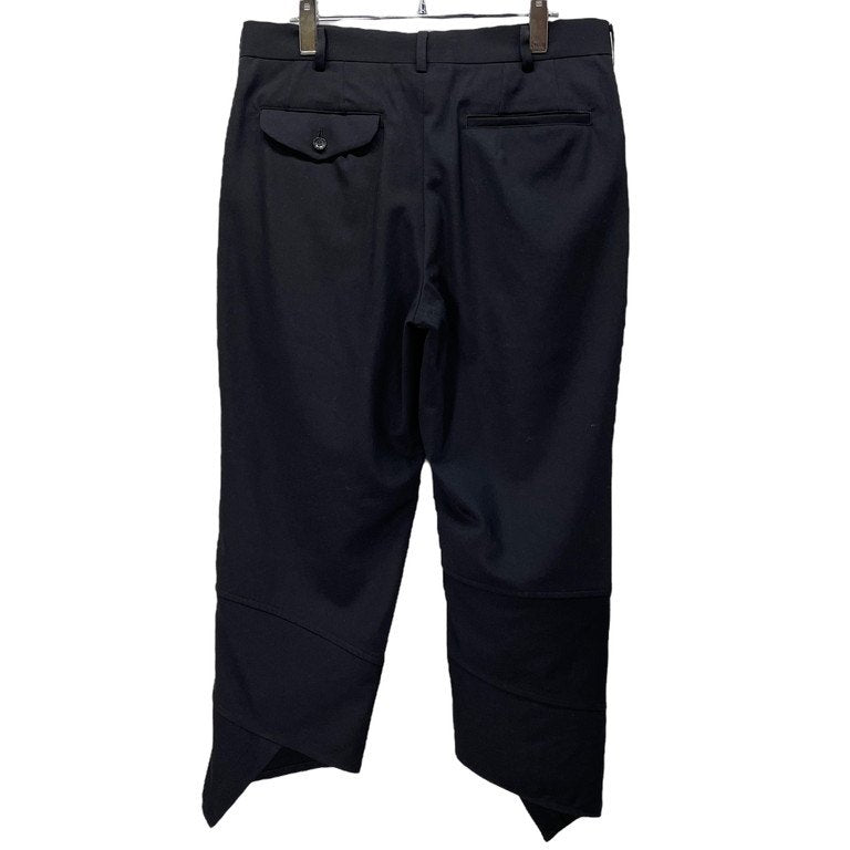 COMME des GARCONS HOMME PLUS 19SS ウールギャバジンツイストスラックス パンツ 捻れ ねじれ トラウザーズ Suit Comeback スーツカムバック Crazy Suits コムデギャルソンオムプリュス メンズ
