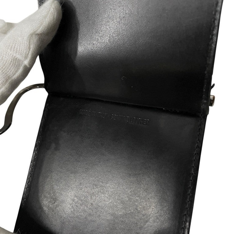 Maison Margiela 11 マネークリップ付きカーフレザーコンパクトウォレット 二つ折り財布 カードケース 小物 服飾雑貨 メゾンマルジェラ メンズ レディース ユニセックス