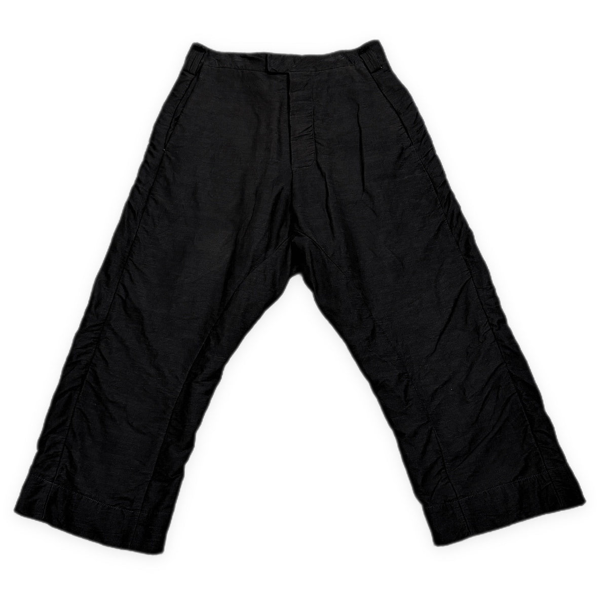 SOSNOVSKA リネンコットンサイドシームパッカリングサルエルワイドパンツ ボトムス ソスノブスカ メンズ