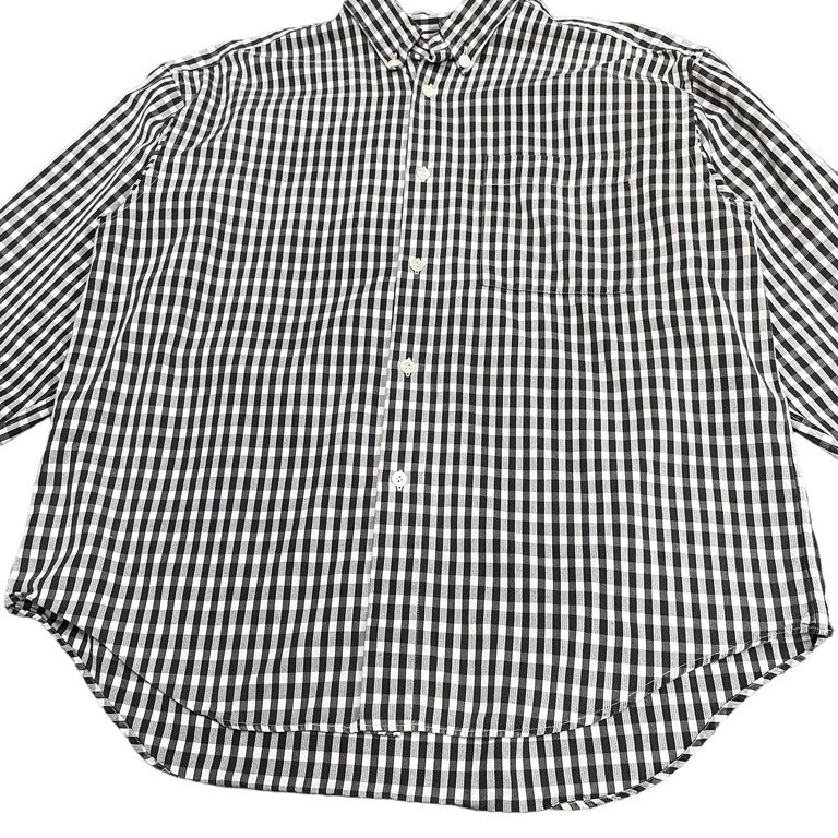 im MIYAKE DESIGN STUDIO 80s ボックスシルエットBDチェックシャツ トップス イッセイミヤケ ミヤケデザインスタジオ