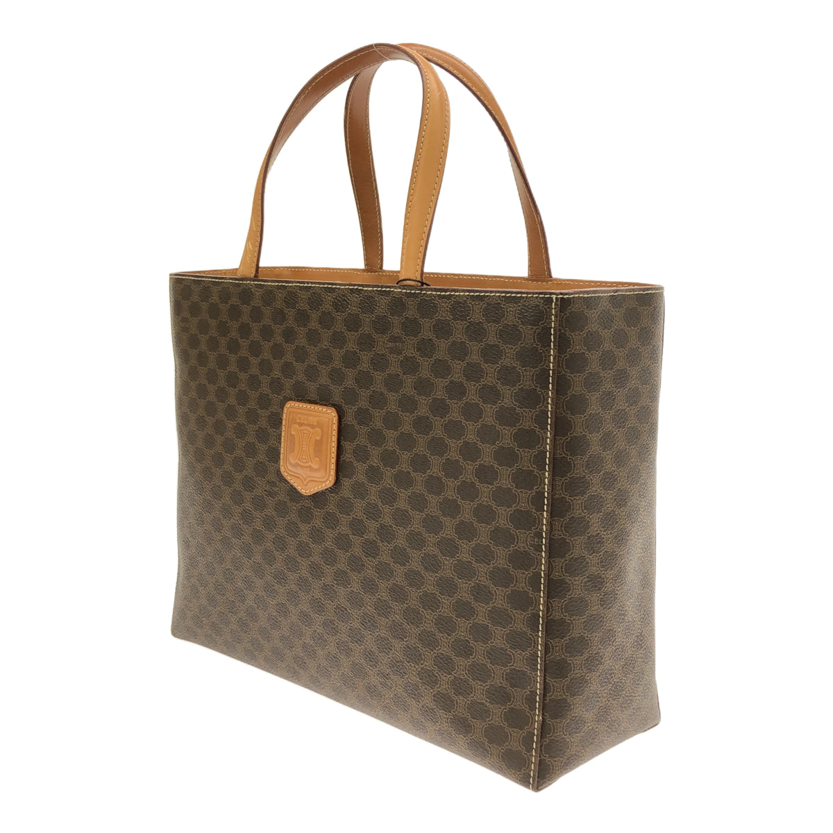 CELINE CELINE マカダム ハンドバッグ