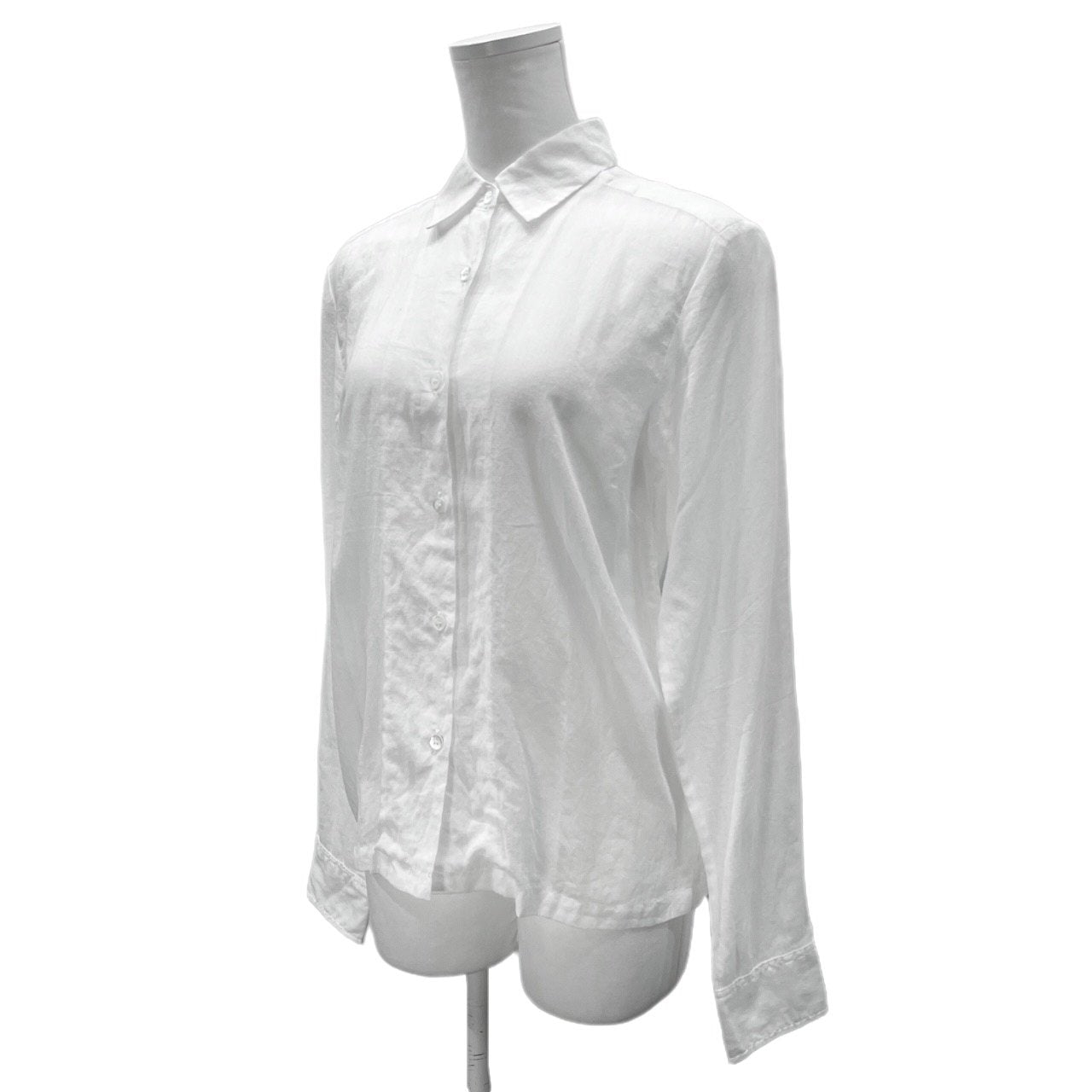 DRIES VAN NOTEN コットンガーゼレギュラーカラースクエアカットシャツ ブラウス トップス ドリスヴァンノッテン レディース