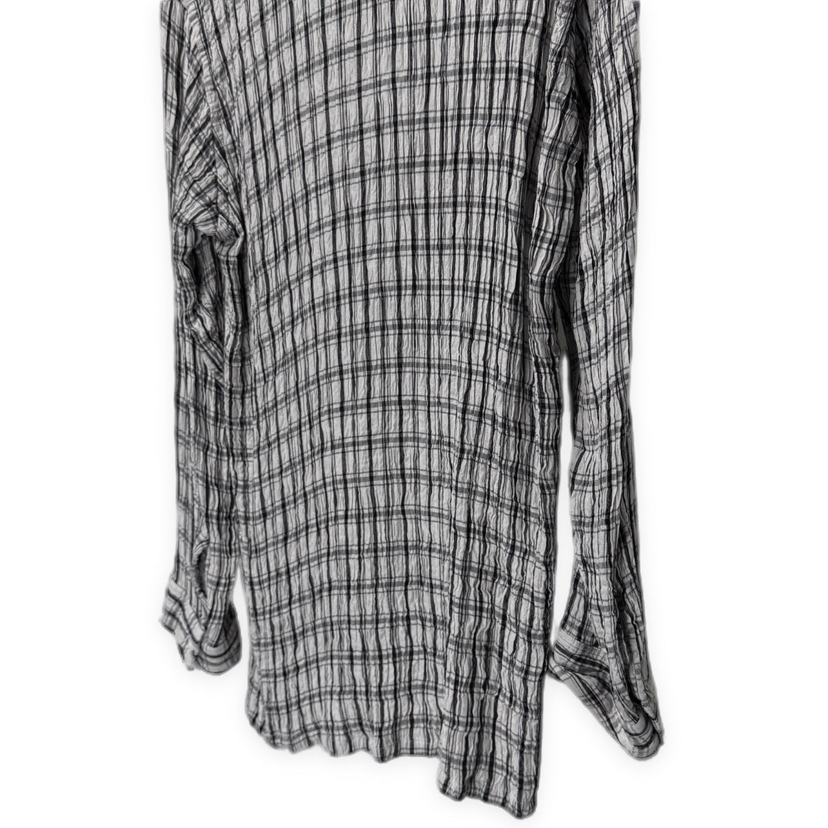 Y's for men レーヨンプリーツダブルポケットチェックシャツ ブラウス トップス Archive 90s Yohji Yamamoto Pour Homme ワイズフォーメン ヨウジヤマモトプールオム メンズ