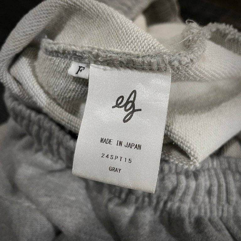 Abelia Edoward Goucha 24SS Long tranks sweat pants ドローストリングワイドスウェットパンツ ボトムス 24SPT15 アベリアエドワードゴーチャ メンズ